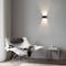 Quickway Imports Decorative Aluminum Wall Lamp for Indoors and Outdoors - 6W Cool White 4000K QI004493.BK.6W - alternate 6